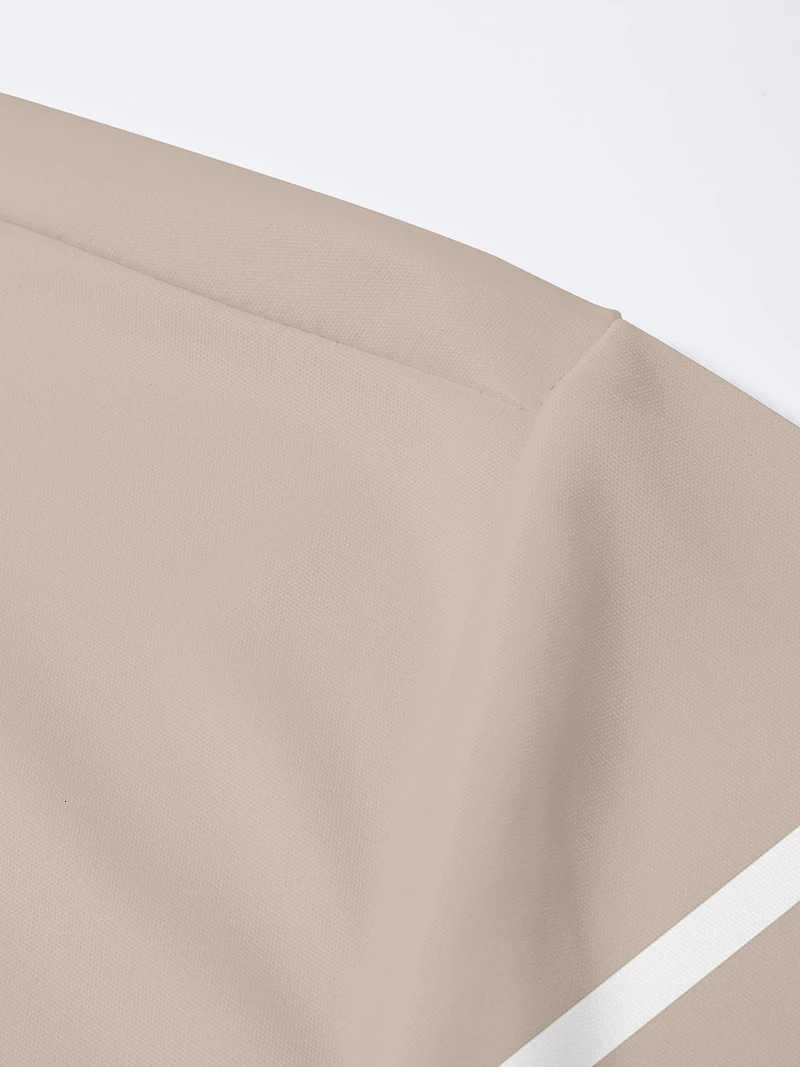 Fashionable mens summer polo casual with lapel button design and personalized stripe print can be used as a gift and machine washable. XJ250725