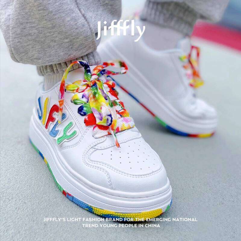Jifffly Men's Sneakers 2025 Summer New Versatile Loafers Couple White Casual Sports Shoes