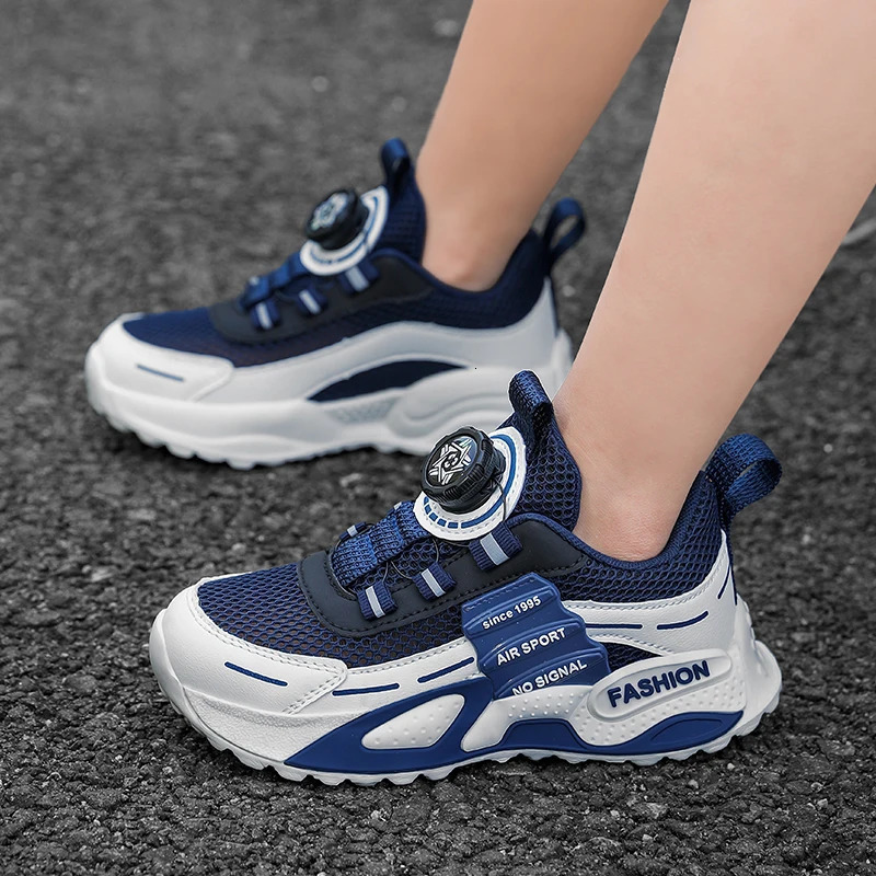 Original Boy Shoes Style Children Sneaker Chunky Sole Breathable Mesh School Kids Casual Sports Tennis Sneaker 250725