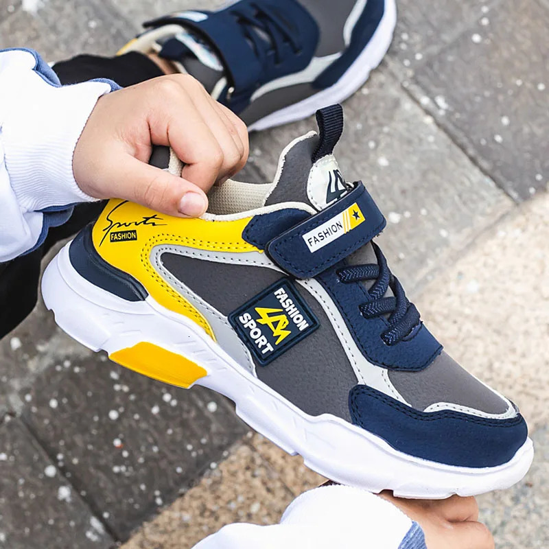 Four Seasons Childrens Fashion Sports Shoes Boys Running Leisure Breathable Outdoor Kids Lightweight Sneakers Shoes 250725