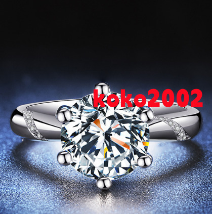 Forever Star New Arrived Factory Price White Gold Moissanite Engagement Diamond Ring