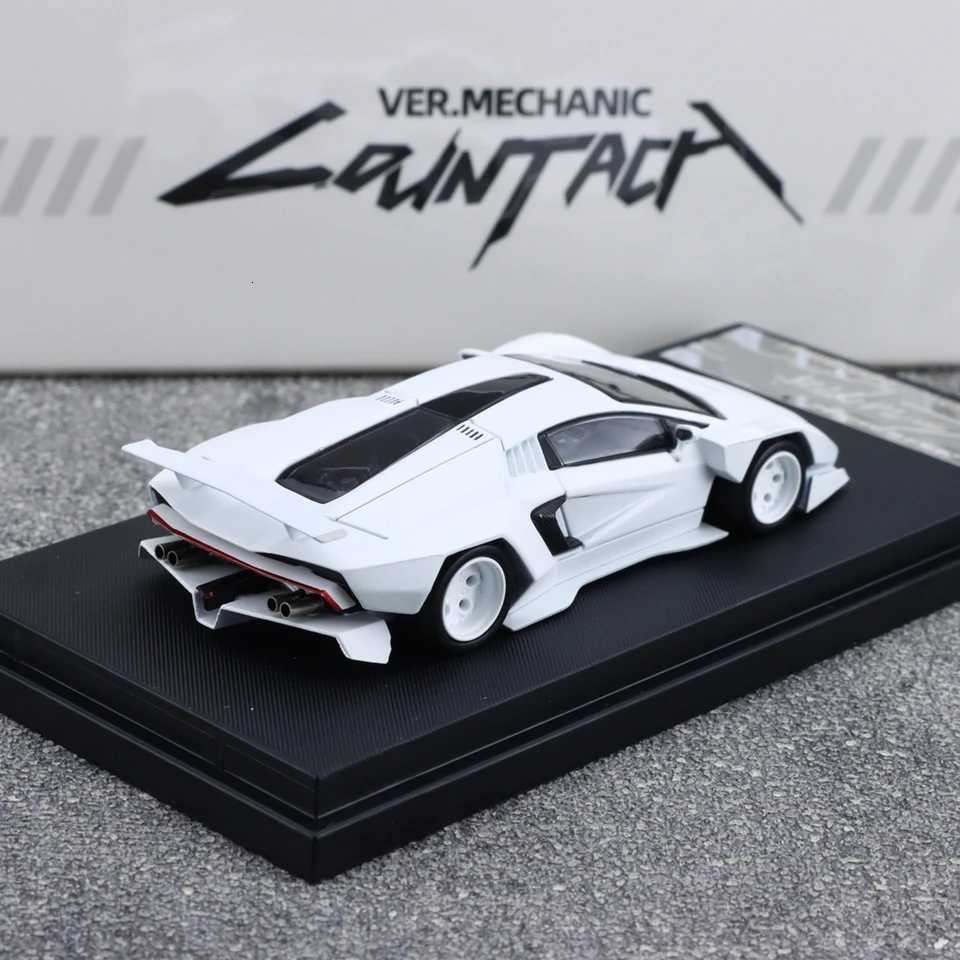 TimeMicro PSC DESIGN 1 64 PSC Countach Pure white Edition Alloy Car Model Z250724