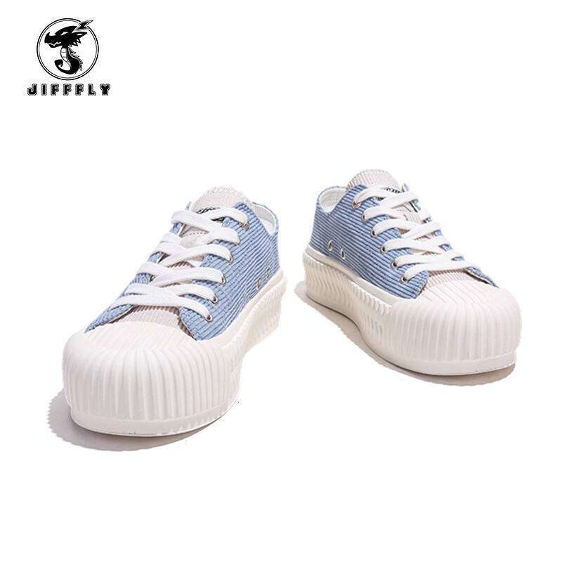 Jiffffly Women's Canvas Sneakers - Fall/Winter 2025 Thick Sole Platform Casual Shoes JFY-550