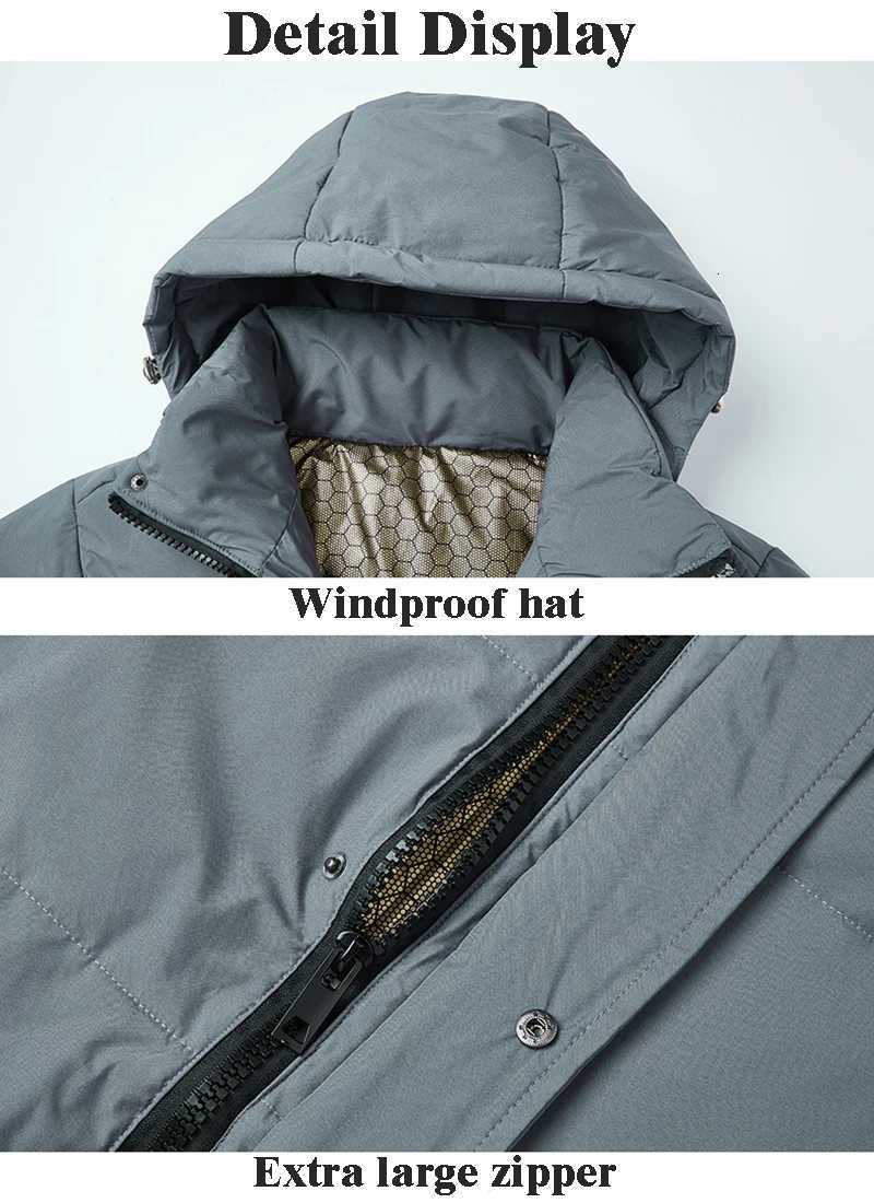 Nanjiren Hot Sale Outdoor Hiking Down Jacket for Men Quality Windproof Camping Down Coats Comfortable Warm Mens Winter Clothing X250725