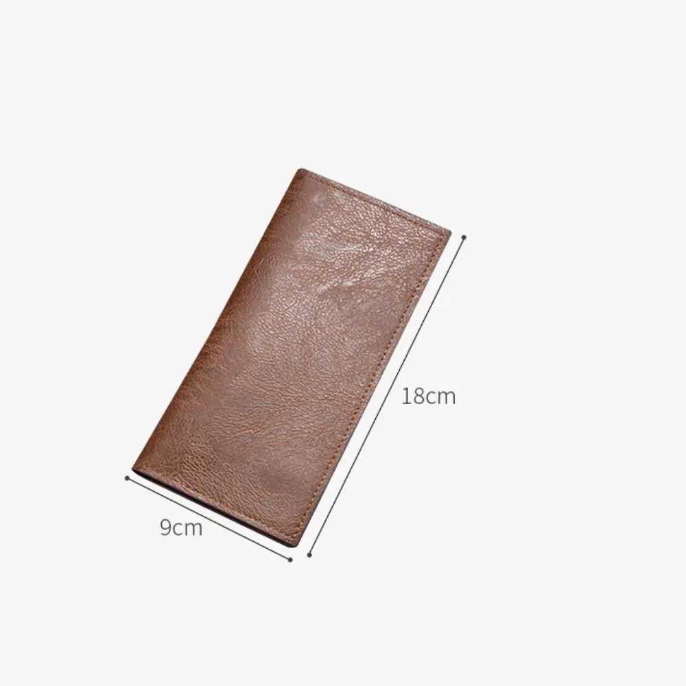 PU Leather Long Wallet For Men Durable Multiple Slots Men Card Holder Thin Soft Men Wallet Card Bag Large Banknote Money Purses Z250725