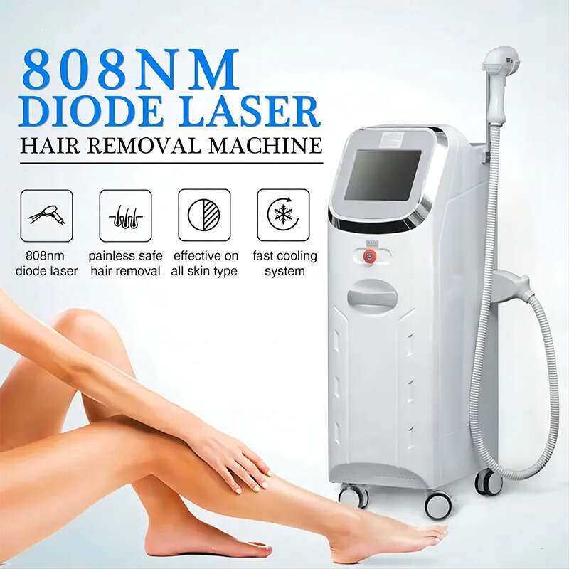 Super 808 Diode Laser Pianless 808Nm Hair Removal System Professional Skin Rejuvenation Skin Whitening Beauty Salon Equipment High 808Nm 400W Power La