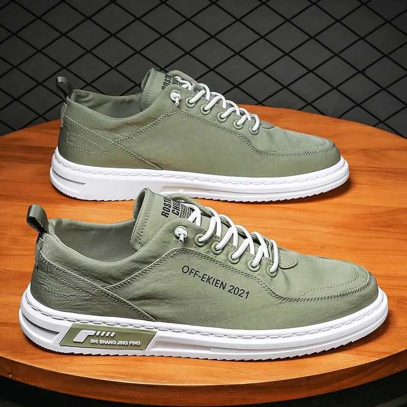 Mens Leather Shoes Fi Sneakers for Driving Walking Office Comfortable Men Slip Skate Flats N Slip Youth Shoe 2025 XJ250725