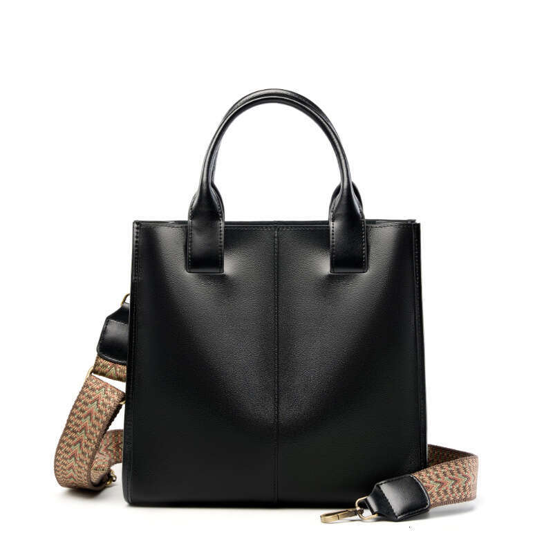 Tote for Women 2025 New Designer Luxury Spring Summer Crossbody Large Capacity Bucket Shoulder Handbag Genuine Leather Women's Bag