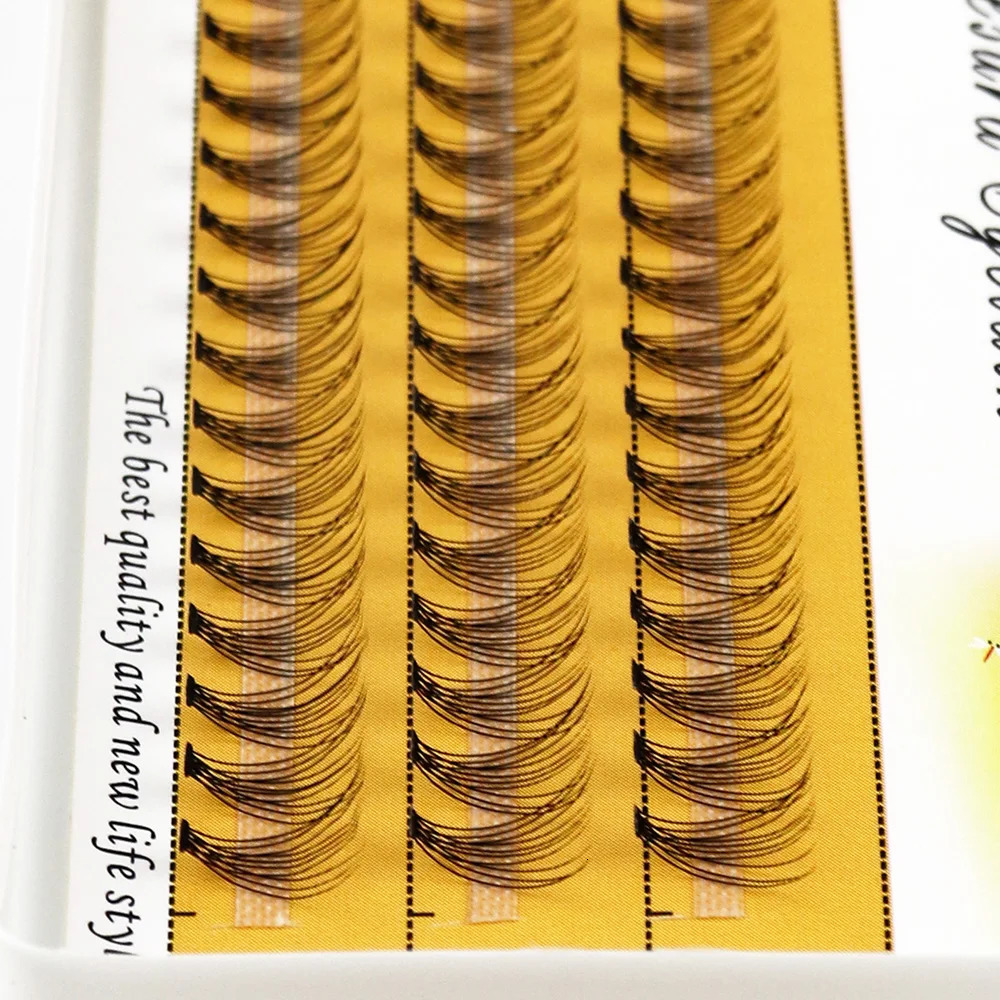 1 Box60 Bunches Mink Eyelashes Natural 3D Russian Individual Eyelash 10D cluster Makeup Tool Lashes Wholesale 250714