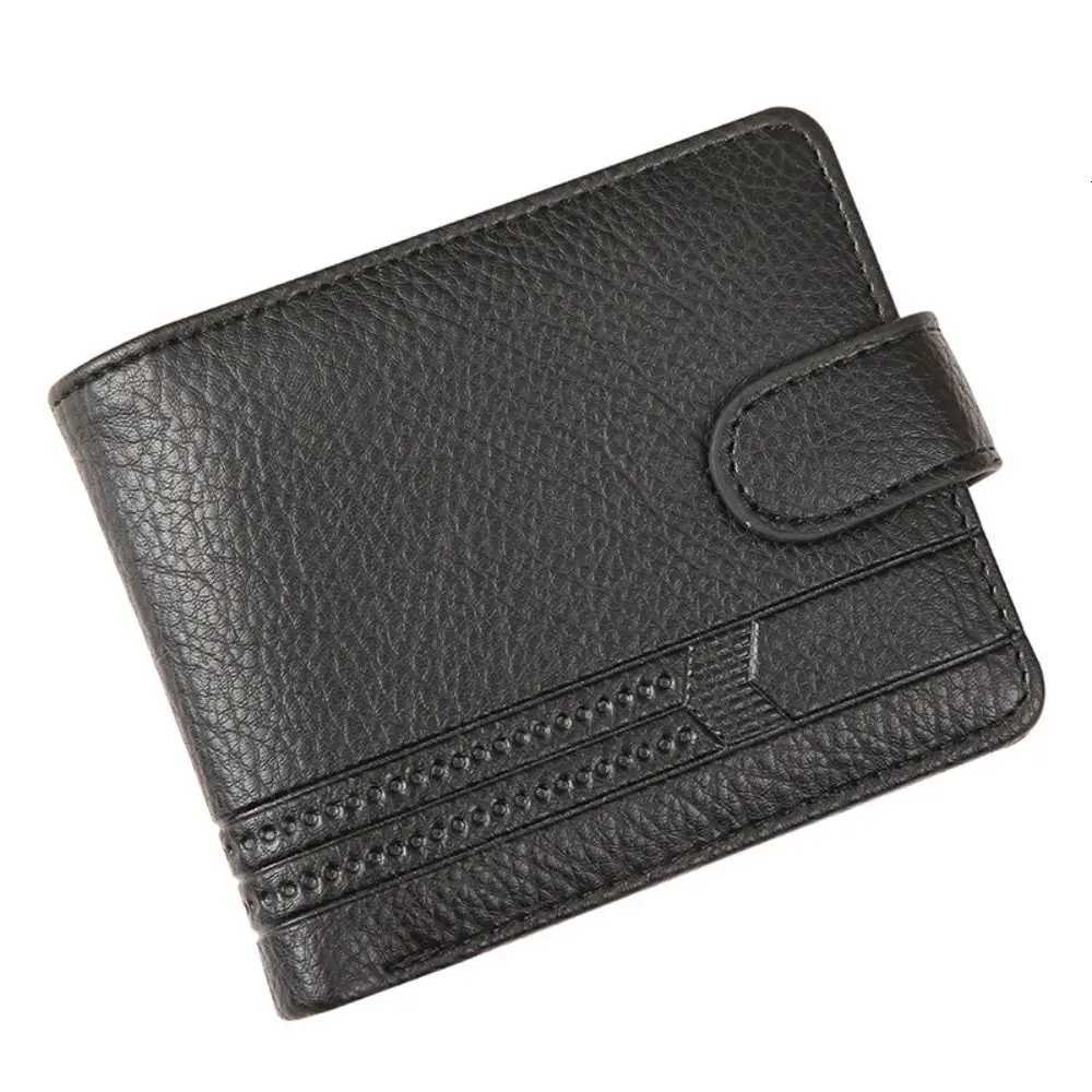 Men Wallets Leather Zipper Purse Man Slim Card Horders Quality Male Short Multi-card Wallet Coin Pocket Purse Z250725