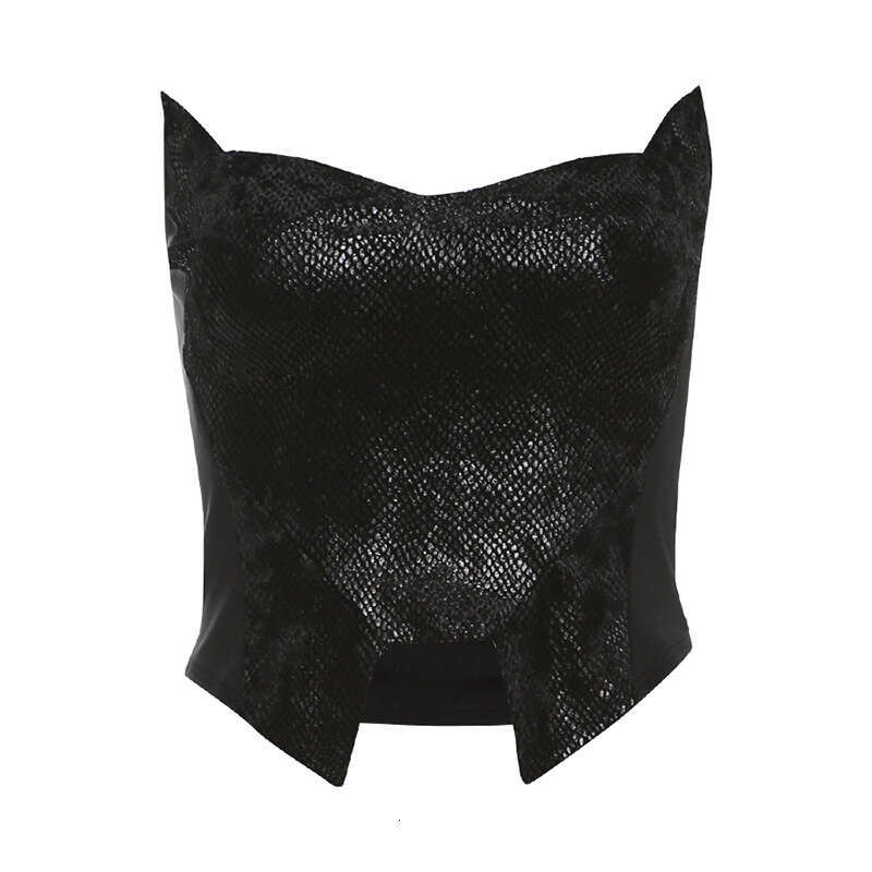 Women's Clothing 2024 Autumn Winter New Solid Color Sexy Sleeveless Slim Fit Tube Top Vest for Women 2b9