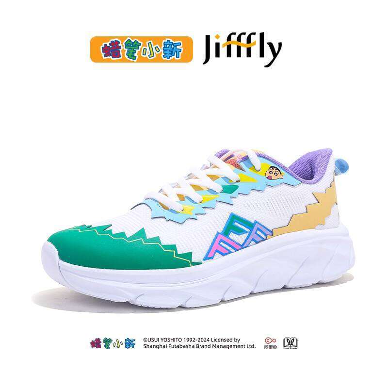 Jifffly Waxing Little New Edition Women's Sneakers - Ins Trendy Thick Sole High Platform Running Shoes for Girls