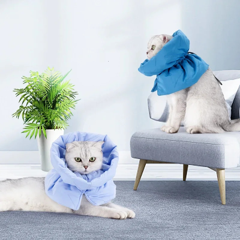 Cat Elizabethan Collar Healing Protective Collar Recovery Collar for After Surgery Adjustable Wound Healing Pet Neck Cone 250716