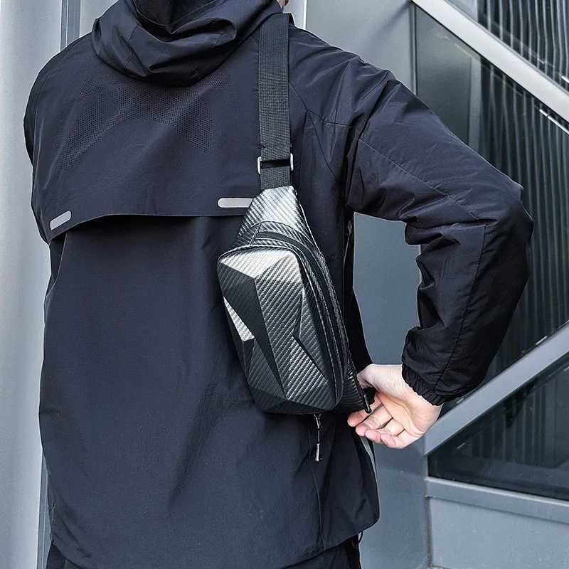 Motorcycle Waist Bag For Men Wen Outdoor Moto Rider Waterproof Crossbody Bag EVA Hard Shell Motorbike Riding Waist Pack Y250724