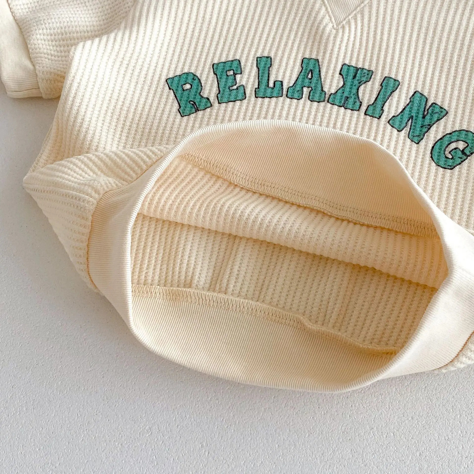 2psc Summer born Infant Baby Girls Boy Movement Fallow Lapel TShirt Shorts Printing Set Kids Muslin Fashion Clothing 250725