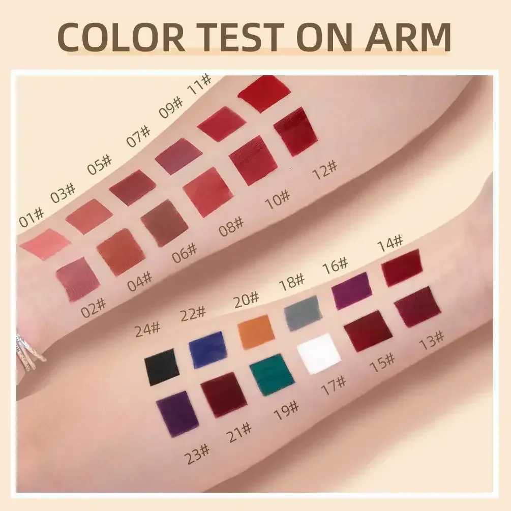 Matte Liquid Lipstick Waterproof Long Lasting Velvet Mate Nude Red Lip Gloss Lint Tube Makeup Cosmetic Lipsticks LipglossXJ250724