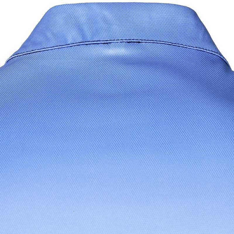 New Men Clothes Summer Stand Collar Short Sleeve Gradient Color Polo Shirt Men Casual Elasticity Comfortable Tops Polo Shirt XJ250725