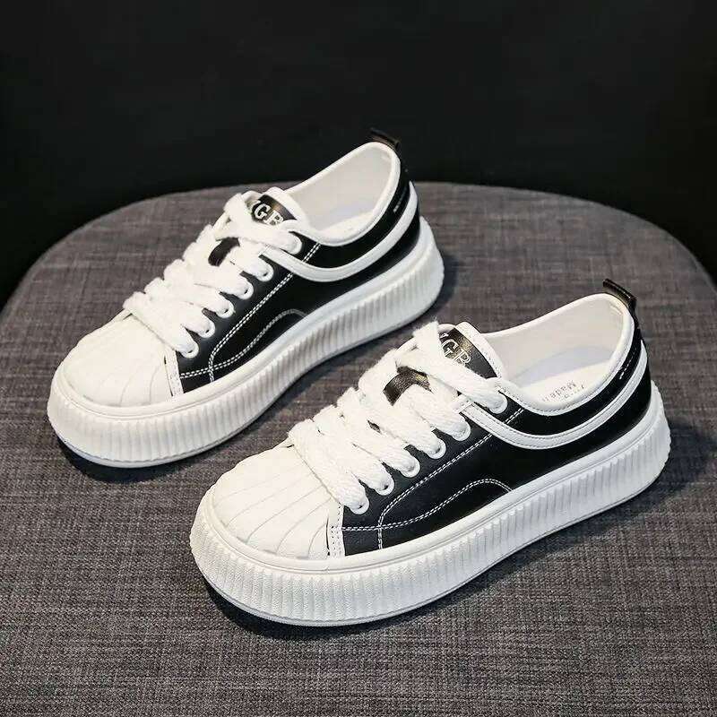 White High on Platform Women's Shoes Designer Vulcanized Shoe New Arrival 2025 39 Comfortable and Elegant Ladies Footwear