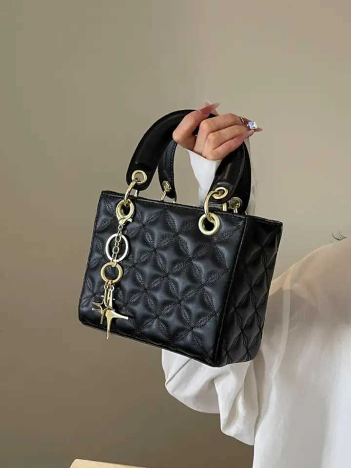 Burgundy wedding bride bag new trendy and high-end Western style crossbody bag wedding handbag. Y250725