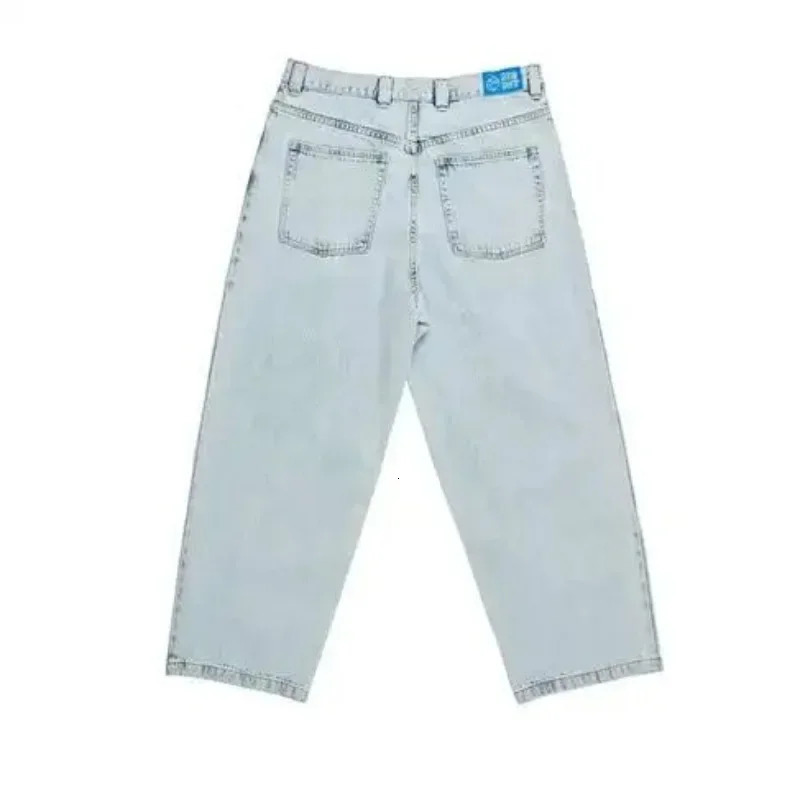 Polar Big Boy Jeans Y2K Harajuku Hip Hop Cartoon n Sensibility Blue Loose Fit Pants Mens Denim Trousers 250714