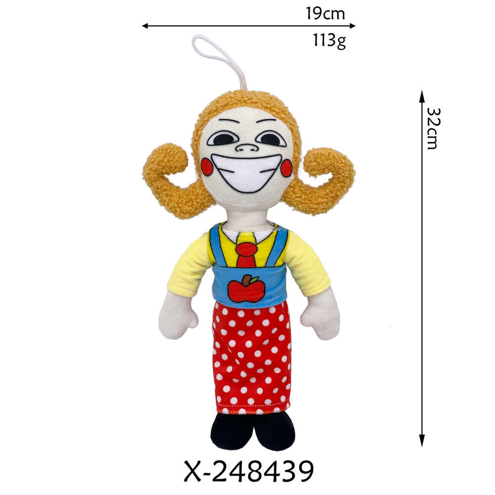smiling critters Poppy Teacher Doll Horror Game Smiling Plush Toy