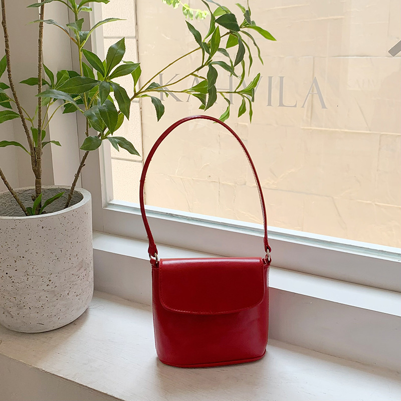 2025 summer new women's shoulder handbag new Korean style niche design texture solid color women's crossbody bag new women's crossbody 