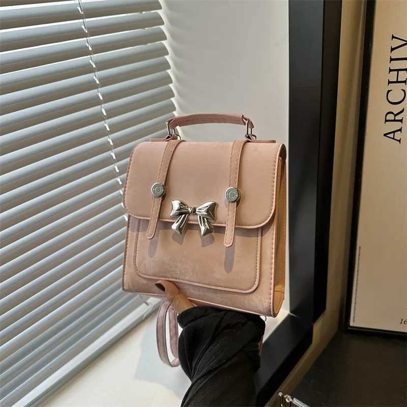 Fiable Design Wens Backpack Unique Small Square Handbag Casual Korean Style Single Shoulder Bag Y250724