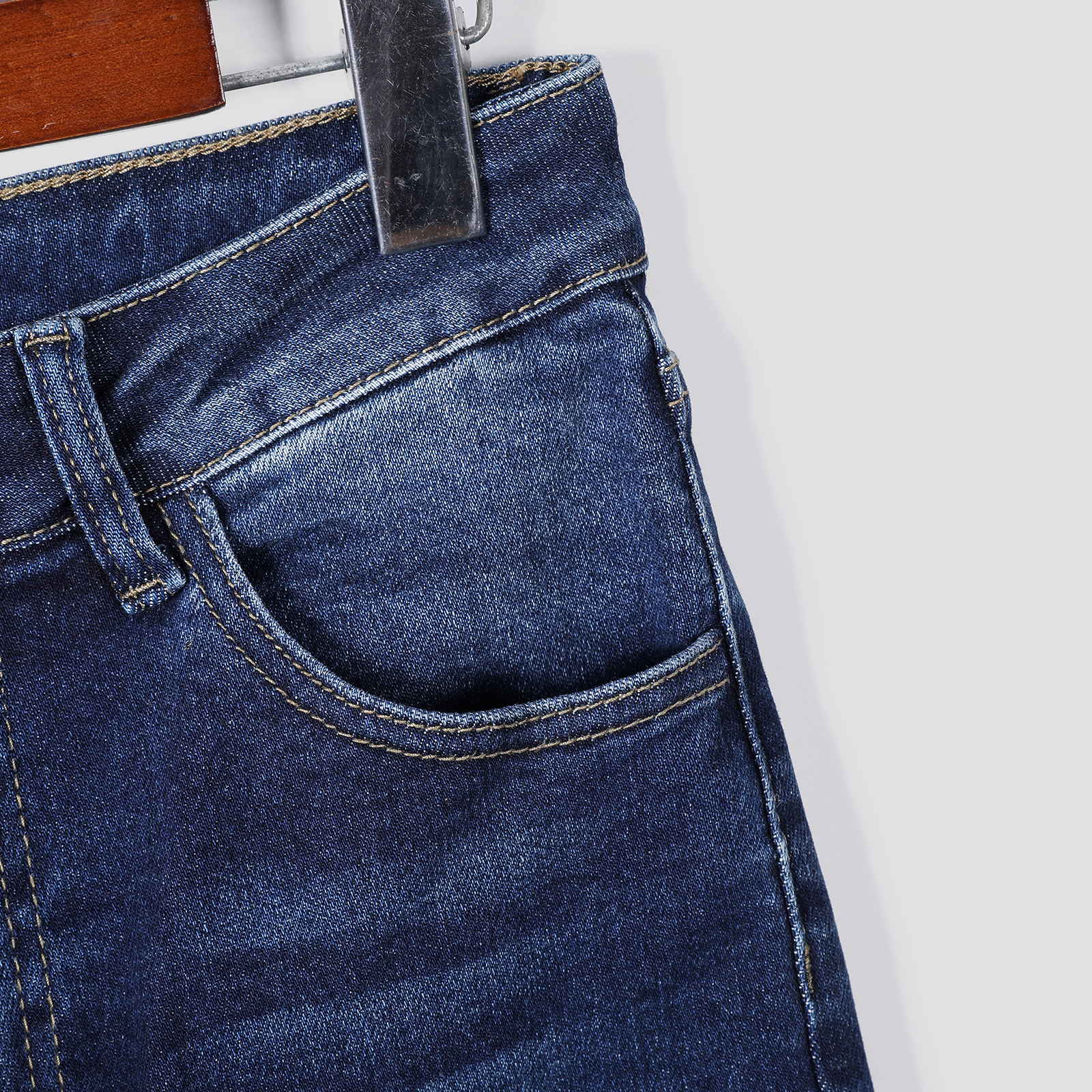 Ladies' tight jeans stretch slim fit and slimming style versatile for daily commuting and Tailored and versatile