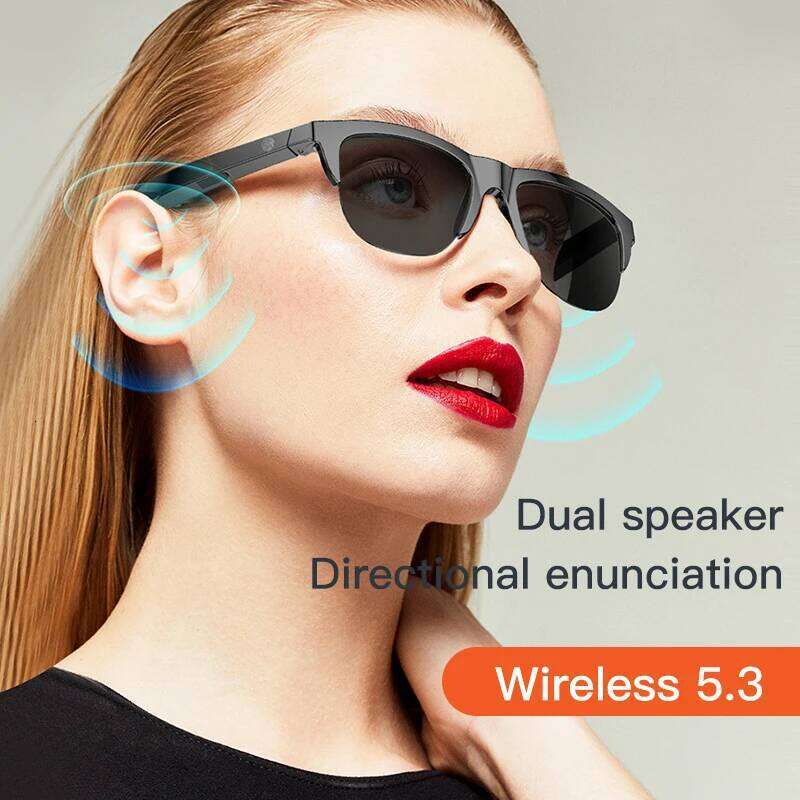 Smart Sunglasses Bluetooth 5.3 Call Outdoor Sports Headphones HIFI Blue Light Waterproof Anti-UV Glasses For Men Women