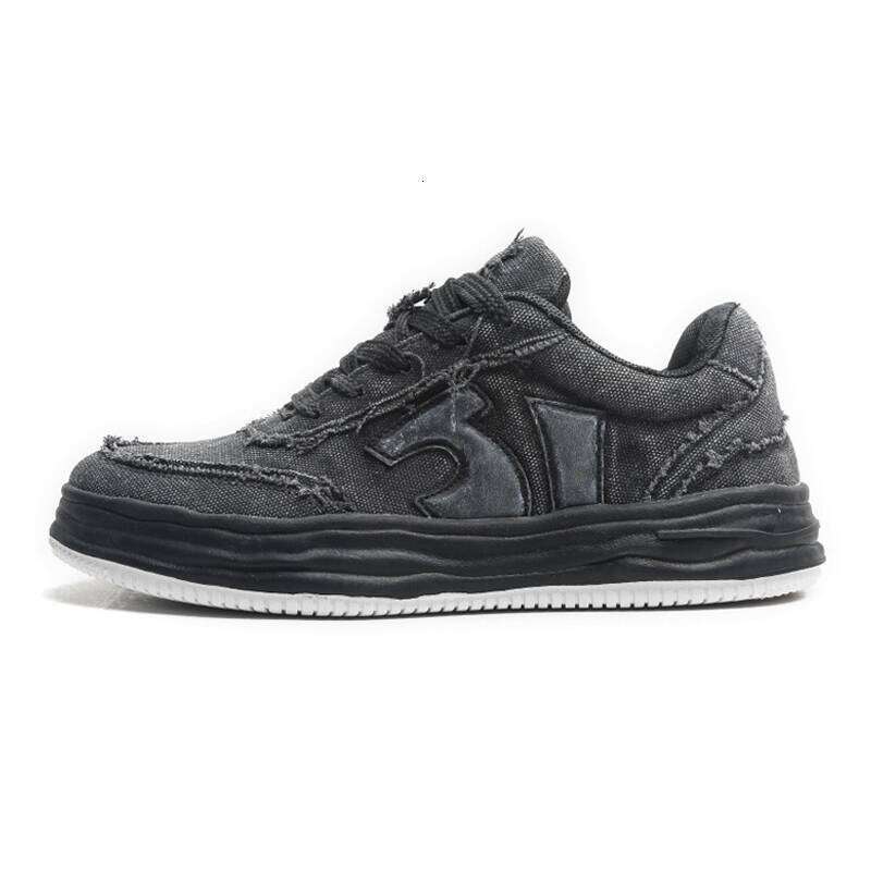 Retro Jifffly Denim-Look Shoes with Airy Fabric & Durable Outsole for Both Genders JFY870