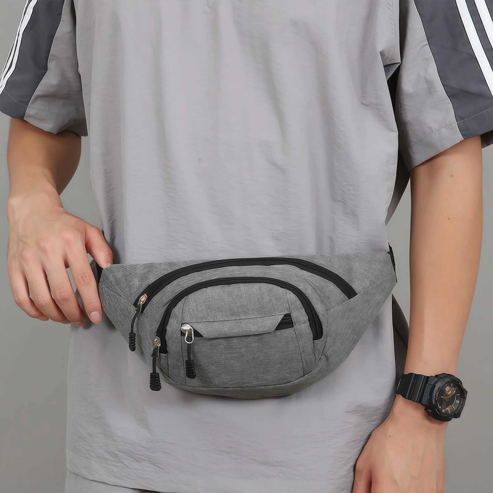 Mobile Waist Bag For Both Men And Women Multifunctional Large Capacity Anti-Splash Business Wear-resistant Structure SiteAZMT Y250724