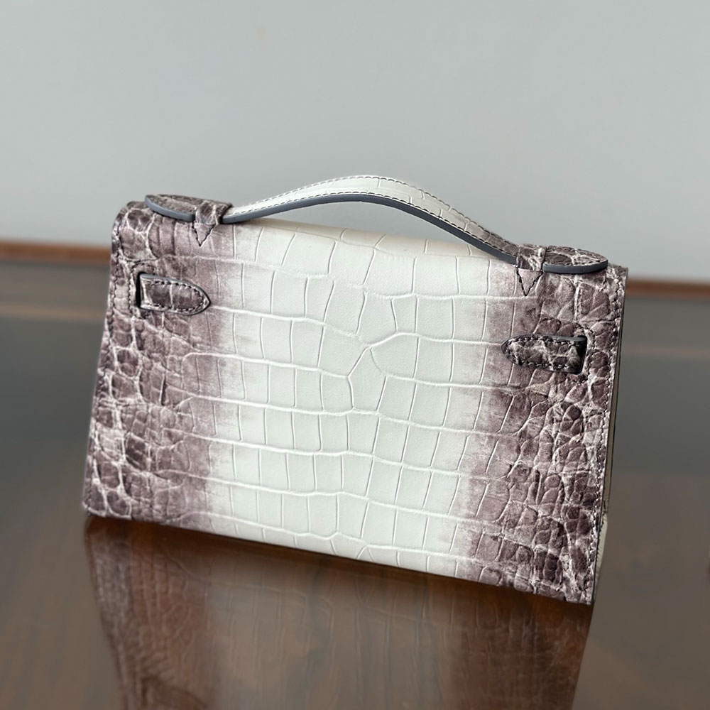 designer bag Fashion , size 21cm, Crocodile skin pattern on the top layer