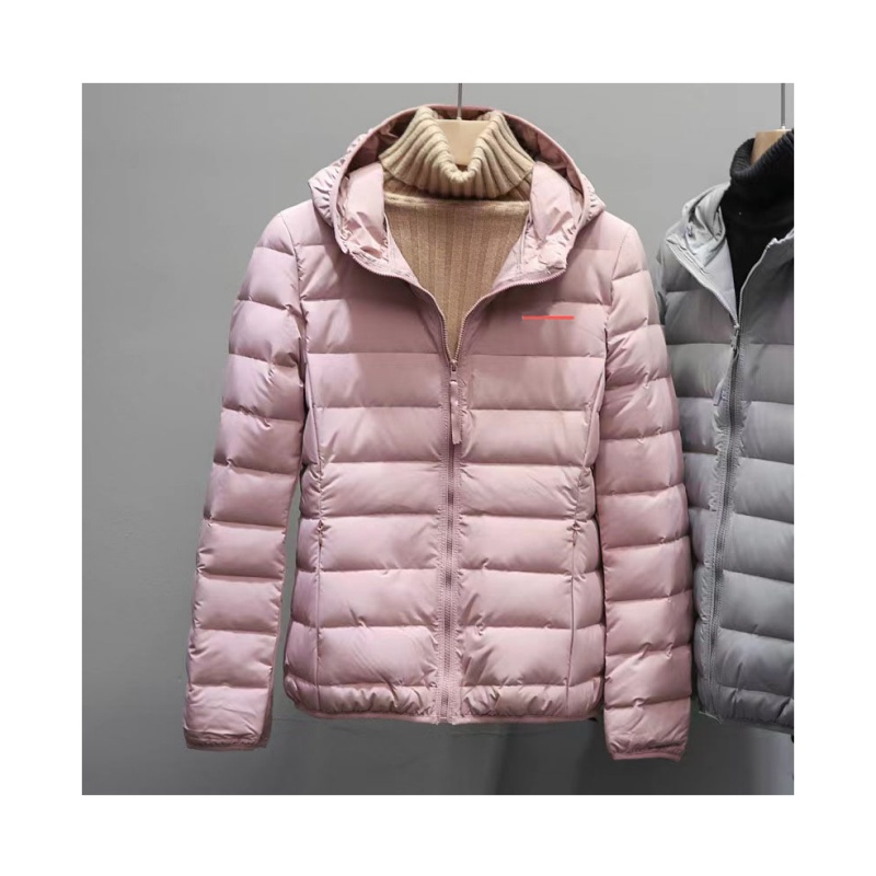 women designer down jacket short fashion outdoor hooded lightweight black womens parkas high quality duck down sports plus size winter warm women coats top