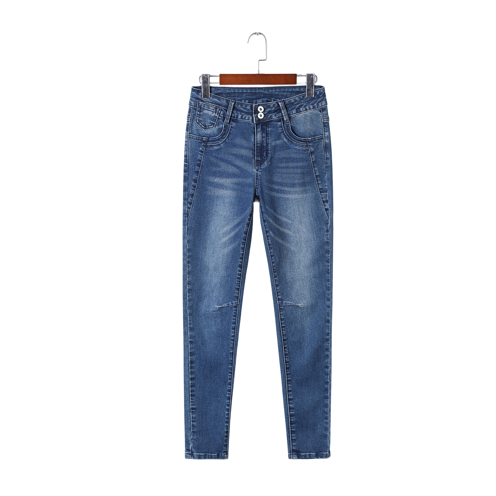 Tight jeans for women lifting hips to make them look slimmer and slim Stretch denim fabric fashionable and versatile pencil pants