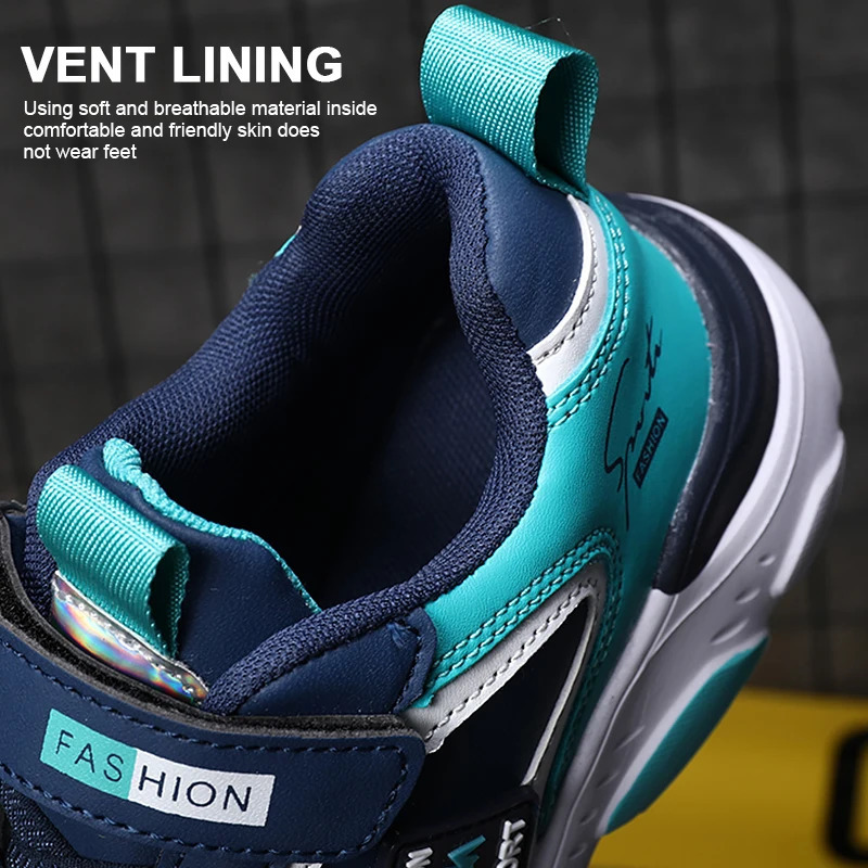 Tennis Sneakers Kids Boys Girls Sports Running Shoes Casual Board Leather Soft Sole Children Outdoor School Walking Shoes 250725