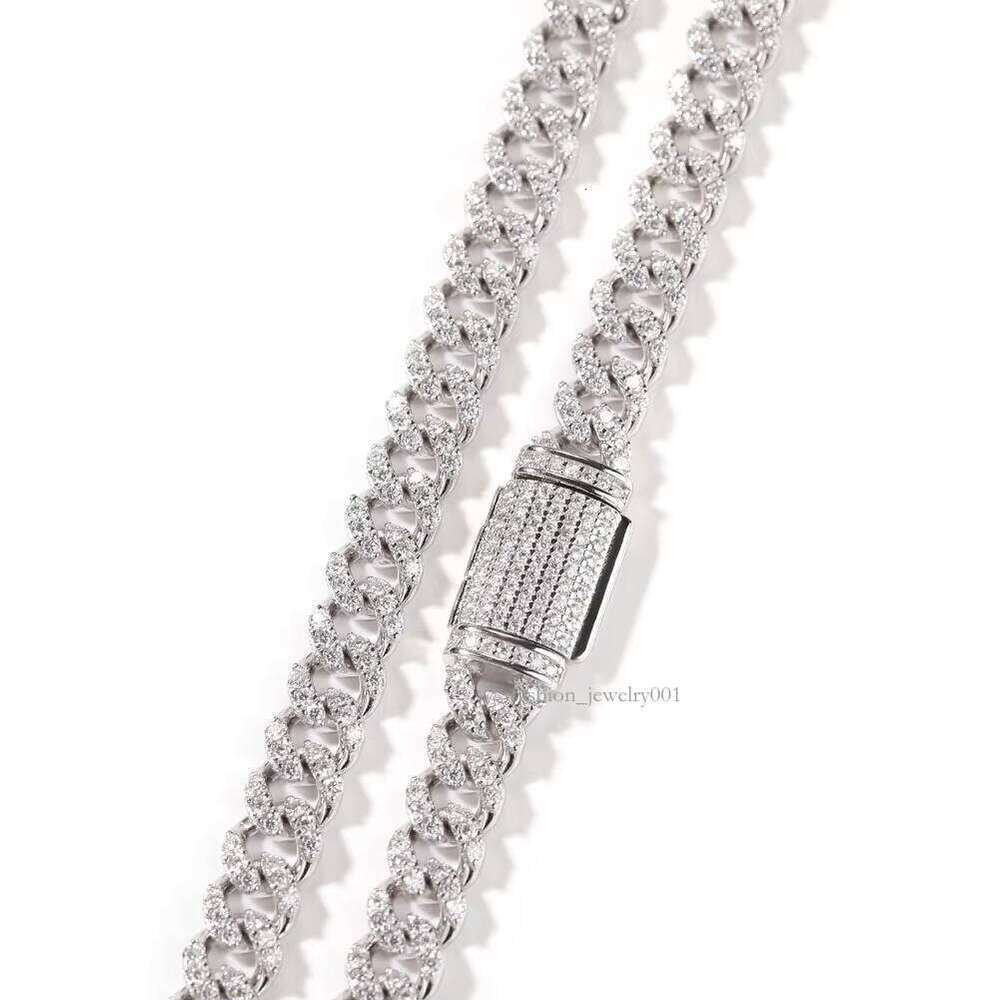 Premium 6MM Cuban Chain Sterling Sier Pyrite Hip Hop Jewelry Unisex Necklace Bracelet Wedding Religious