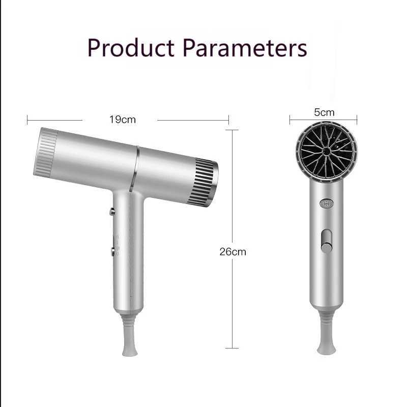 Quick-Drying Professional Hair Dryer For Xiaomi New Style High Wind Power Low Noise Negative Ion Blue Light Hair Care Home Use S250724