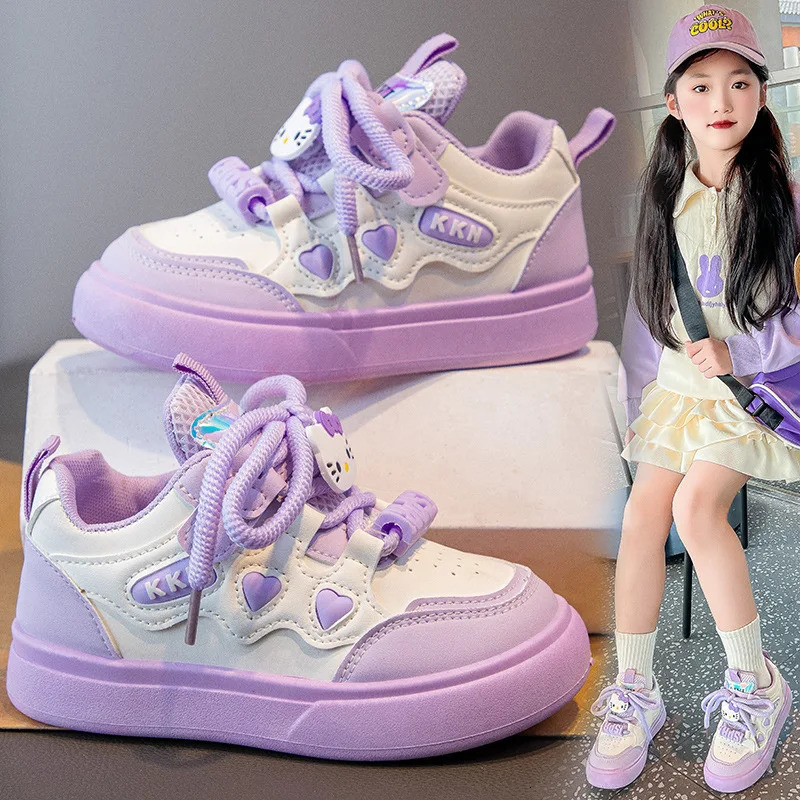 Spring Autumn Girls Fashion Sneakers Princess Style Lightweight Casual Shoes for Little Girls 250725