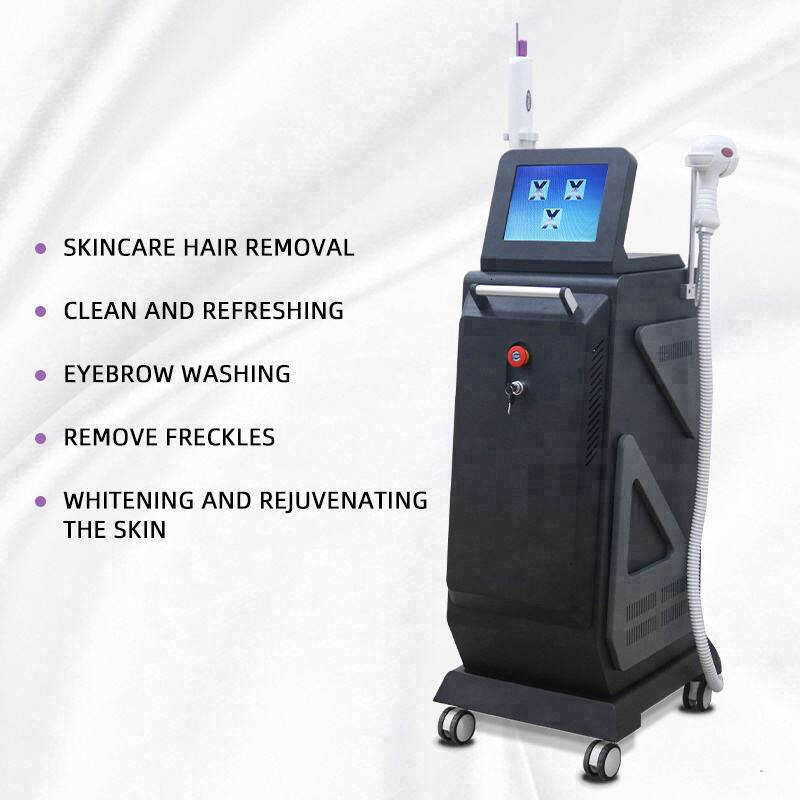 Professional Picosecond Laser Nd Yag Tattoo Removal 755 810 1064 Nm Diode Laser Depiladora 3 Wavelength 808Nm Hair Removal Machin