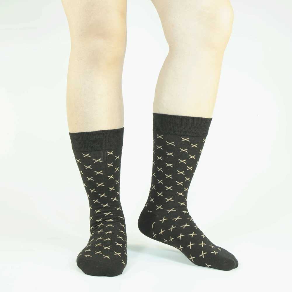 5 Pairs of Mens Mid-Calf Socks - Soft Breathable Moisture-Wicking Bamboo Fiber for All Season Wear X250725