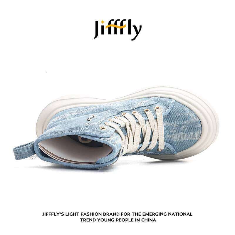 Jifffly Cotton 2025 Summer New Fleece-Lined Fashion Trendy Versatile Sports Height-Increasing Warm Short Boots
