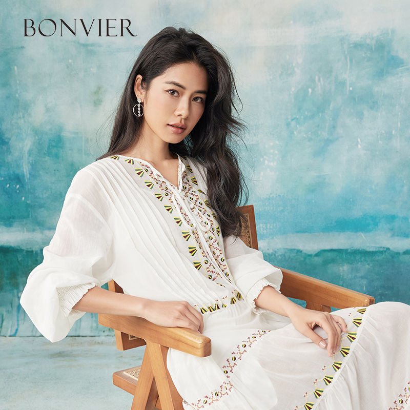 2025 Women Vintage Long Dress Spring Autumn Lace Patchwork Embroidered Elegant Dresses French Slim Long Sleeve Beach Robe Vestidos 6116789