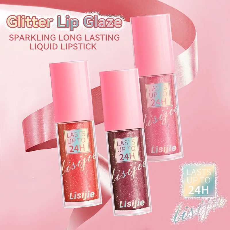 Diamonds Glitter Lip Gloss Lasting Waterproof Liquid Lipstick Pearl Shining Lip Color Sparkling Lip Makeup Lasts Up To 24HXJ250724