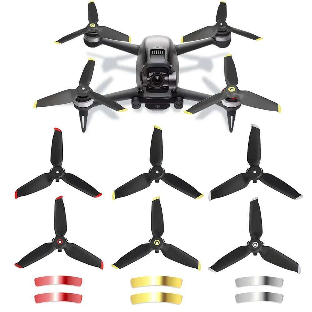 4pcs Combo Drone Three Leaves Propellers for DJI FPV Propeller Quick Release Blade Props Noise Reduction accessoires