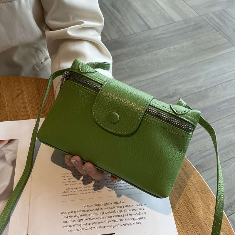 Genuine Leather Phone for Women, Crossbody New Fashionable Small Bag, Cowhide Stylish High-end Versatile Compact Shoulder Bag