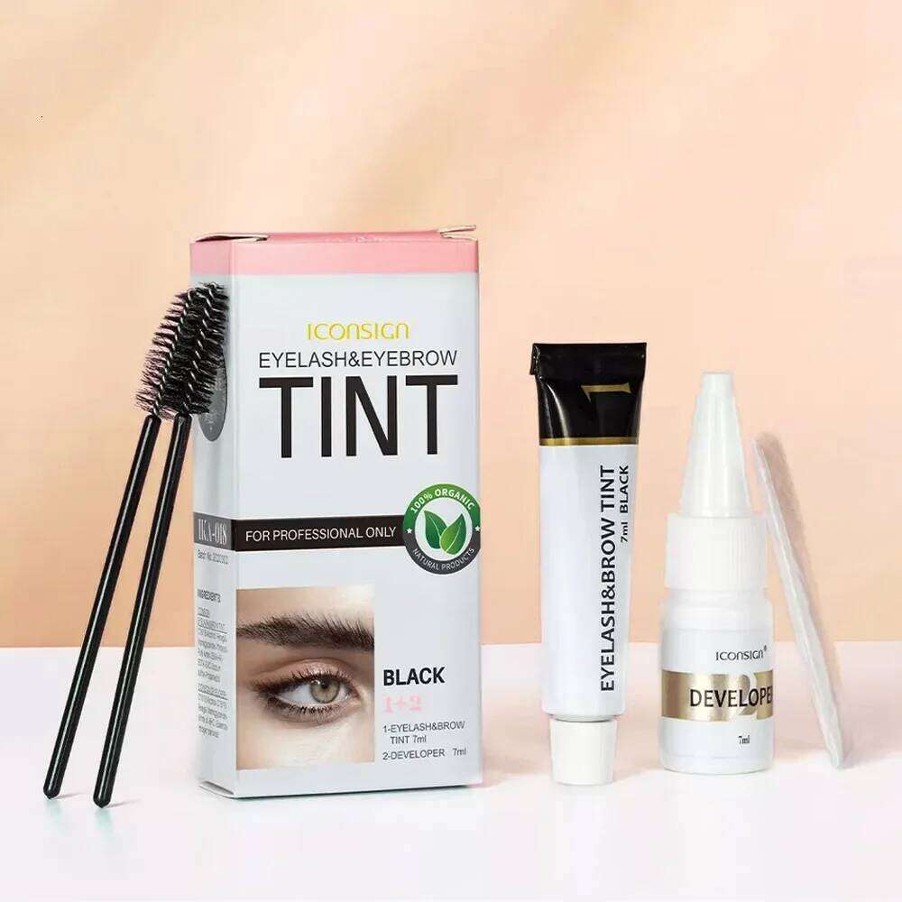3Colors Eyelash Kit Fast Tint Dye Gel Eyebrow Cream Brow Enhancers Henna Mascara Makeup Tool X250725