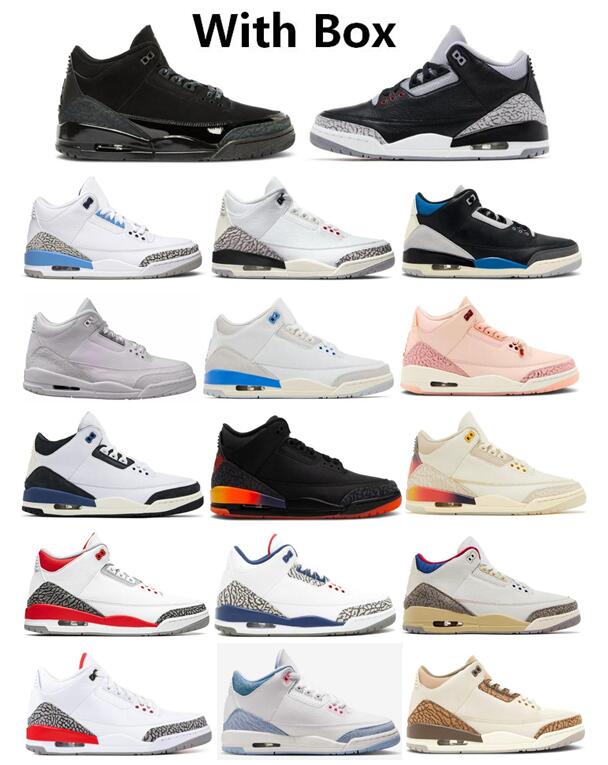 Better Quality Black Cement Black Cat White Cement Reimagined UNC Fire Red Pure Money J Balvin Palomino AMM Men Women Sports Sneakers