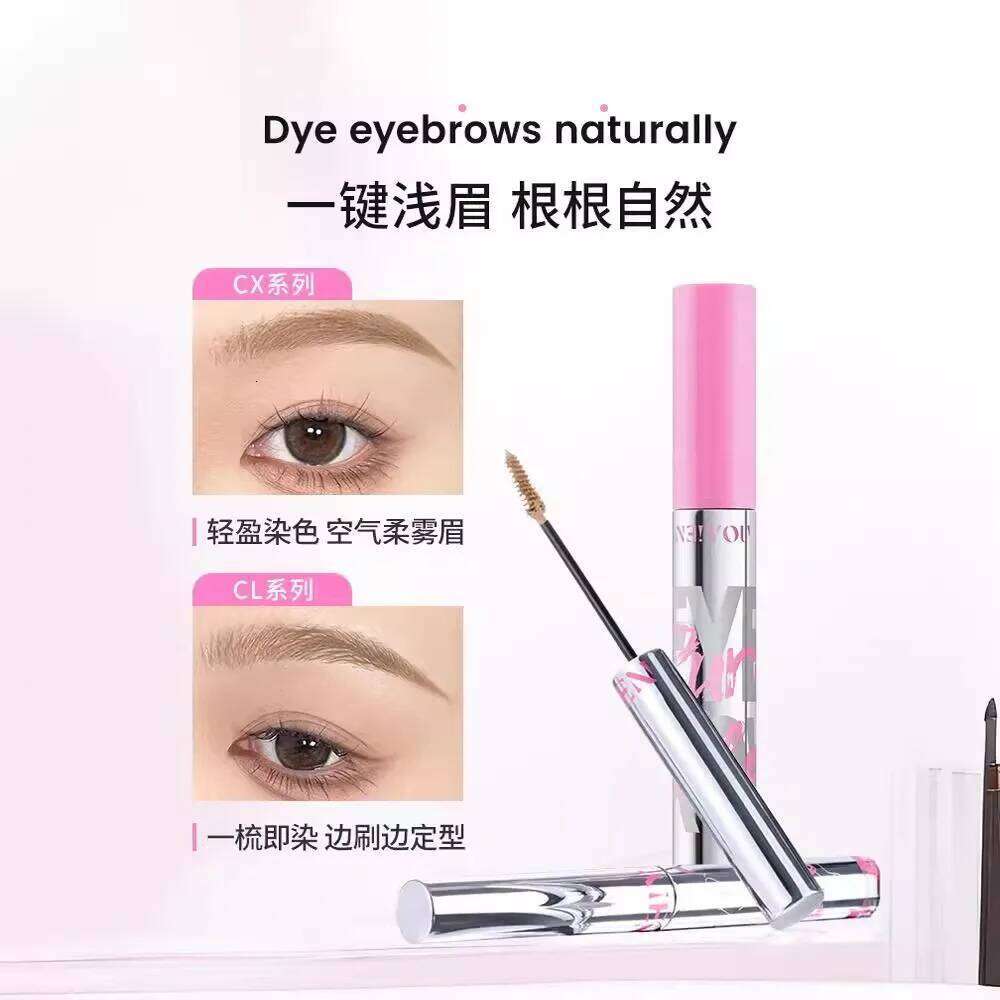 Free Shipping NEIYOU Waterproof Long-lasting Non-fading Wild Eyebrows Light Brown Styling Gel Eyebrow Dyeing Cream Cosmetics Hot X250