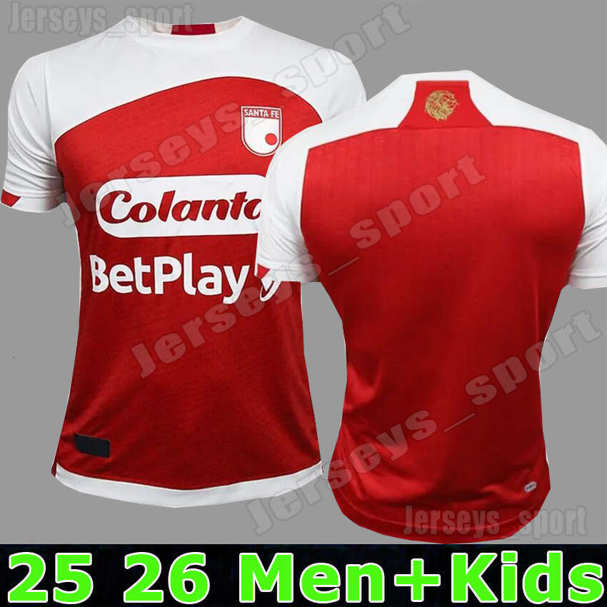 25 26 Santa Fe Soccer Jerseys 2025 2026 RODALLEGA MOSQUERA RODRIGUEZ Home Football Shirts FERNANDEZ ZAPATA ANGULO MELENDEZ LOPEZ Men Uniforms
