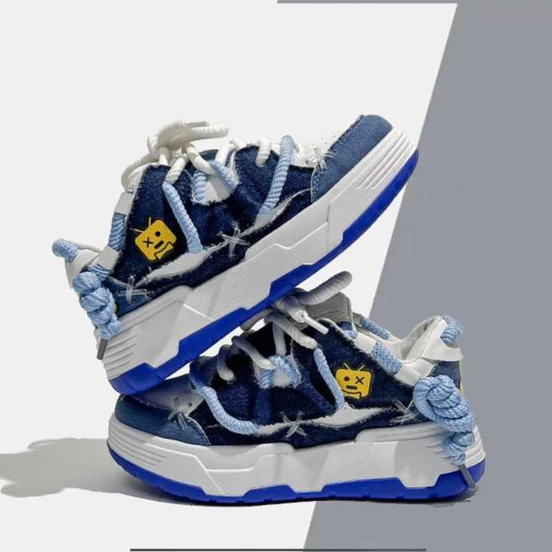 Women Chunky Sneakers Casual Fi Comfortable Board Shoes Korean Style Lightweight Lace Up Non-Slip Flats Womens Shoes XJ250725